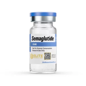 Semaglutide 15mg research peptide vial – lyophilized powder | Elite Research Labs