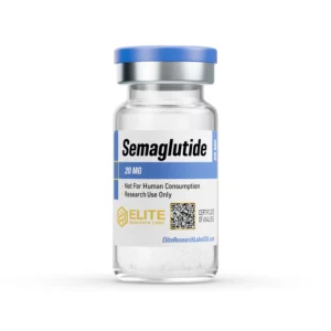 Semaglutide 20mg research peptide vial – lyophilized powder | Elite Research Labs